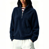 Women's double-fleece zip-up sweatshirt - Warm and practical