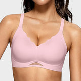 Seamless Soft Comfort Wireless Mesh Bra