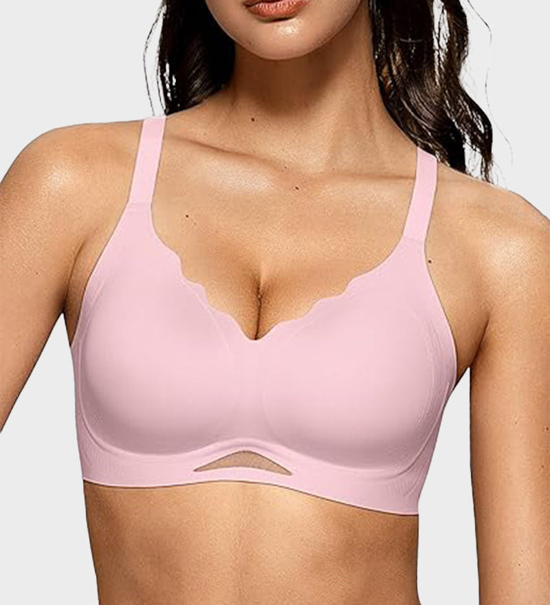 Seamless Soft Comfort Wireless Mesh Bra