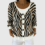 Séraphine - Comfortable Buttoned Knit Cardigan