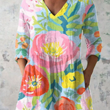 Ayra | Long Blouse with Striking Pattern