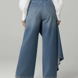Holly | Wrap Denim Trousers