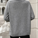 Elegant Convertible Knit for Women – Turtleneck Sweater or Bare Shoulders