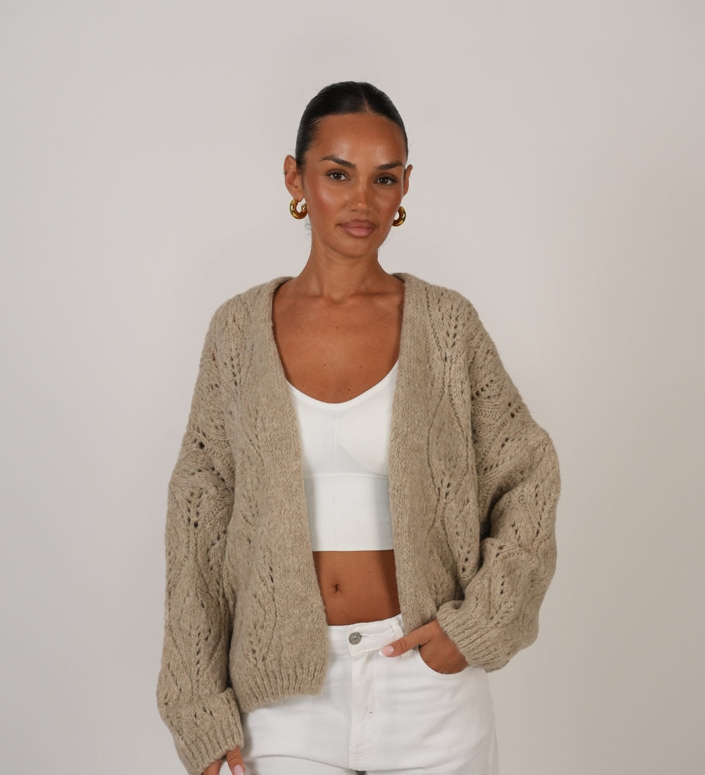 Chunky Lochstrick Cardigan