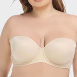 Versatile Underwire Bandeau Bra With Removable Straps