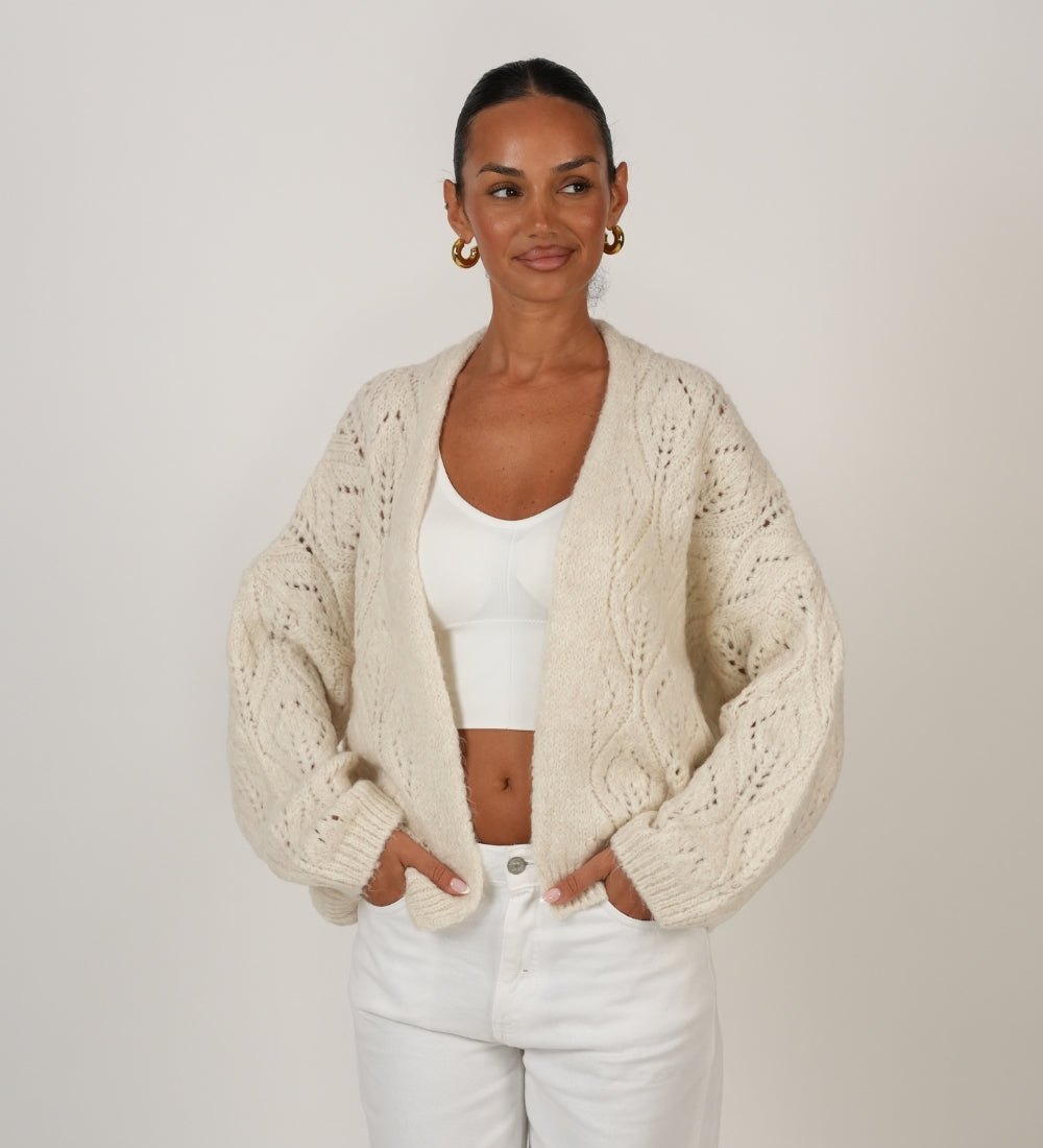 Chunky Lochstrick Cardigan