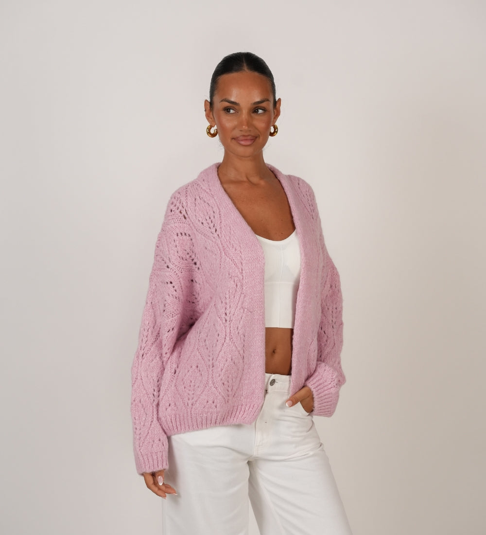 Chunky Lochstrick Cardigan