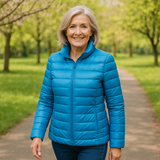 Faith | Mid-Season Coat, Sky Blue