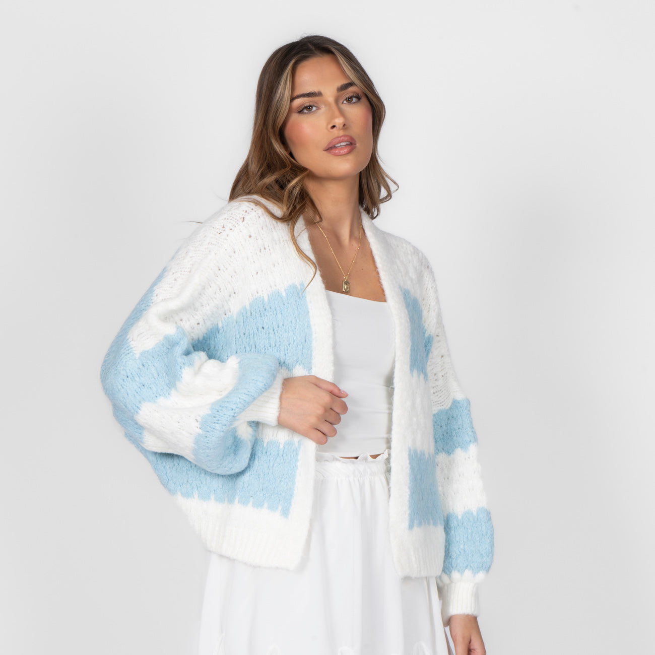 Bold Stripes Oversized Cardigan