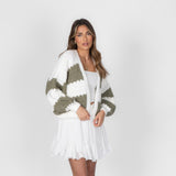 Bold Stripes Oversized Cardigan