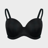 Versatile Molded Cup Underwire Bra with Removable Straps
