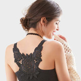 Rose Embroidery Front Closure Bra