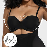 Versatile Molded Cup Underwire Bra with Removable Straps