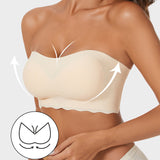 Strapless Invisible Push Up Bra