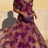 Louise | Elegant Maxi Dress with V-Neck