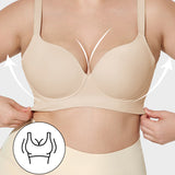 Back Smoothing Push-Up Plunge Bra