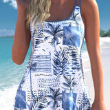 Paige | Vibrant Floral Tankini Set