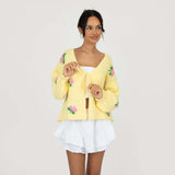 Rose Cardigan with Bows
