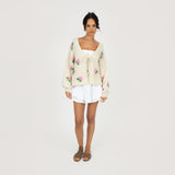 Rose Cardigan with Bows