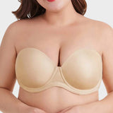 Versatile Underwire Bandeau Bra With Removable Straps