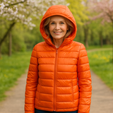 Sara | Mid-Season Coat, Orange