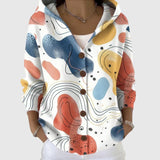 Ombeline - Comfort Hooded Cardigan in Knit