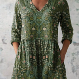 Skye | Long Blouse with Striking Pattern