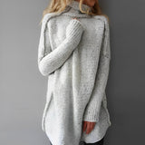 Long Knitted Sweater for Women