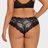 Floral Lace Seamless Brief Panty (3 Pack)