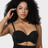 Versatile Molded Cup Underwire Bra with Removable Straps