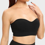 Non-Slip Bandeau Seamless Wireless Strapless Bra