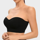 Non-Slip Bandeau Seamless Wireless Strapless Bra