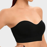 Non-Slip Bandeau Seamless Wireless Strapless Bra