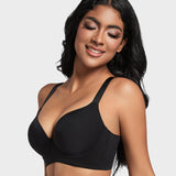 Back Smoothing Push-Up Plunge Bra