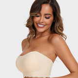 Strapless Invisible Push-Up Bra