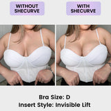 Front Closure Silicone Self-Adhesive Invisible Bra (2 pairs)