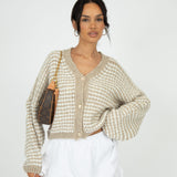 Oversized Waffle Knit Cardigan