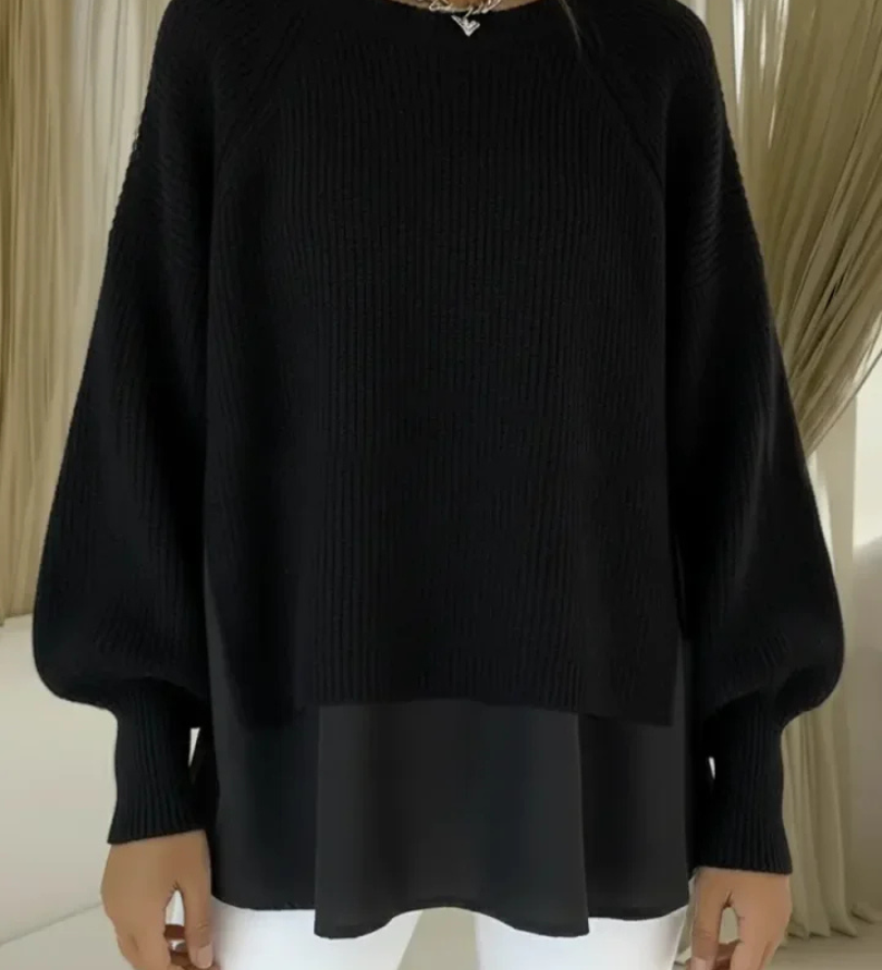 Women's two-piece-effect sweater – Chic and comfortable