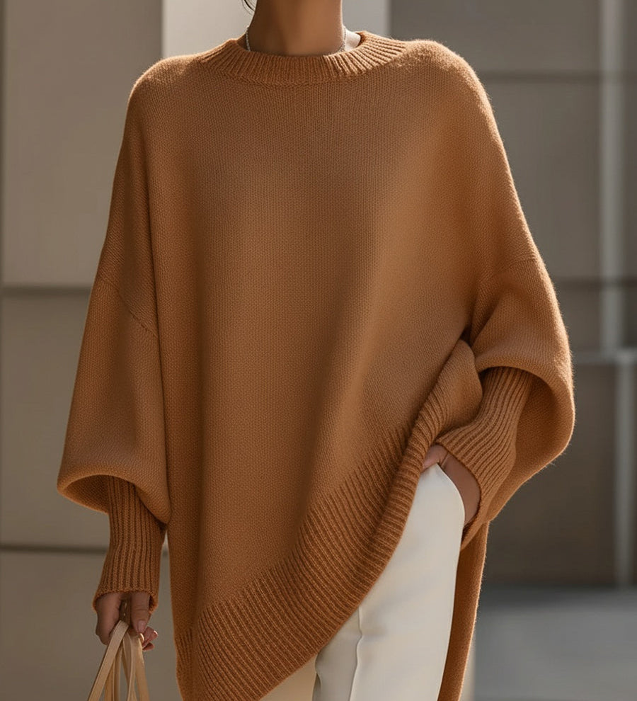 Ludovica | Oversized Jumper with Wide Neck