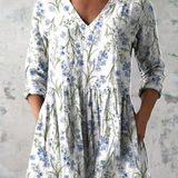 Brielle | Long Blouse with Striking Pattern