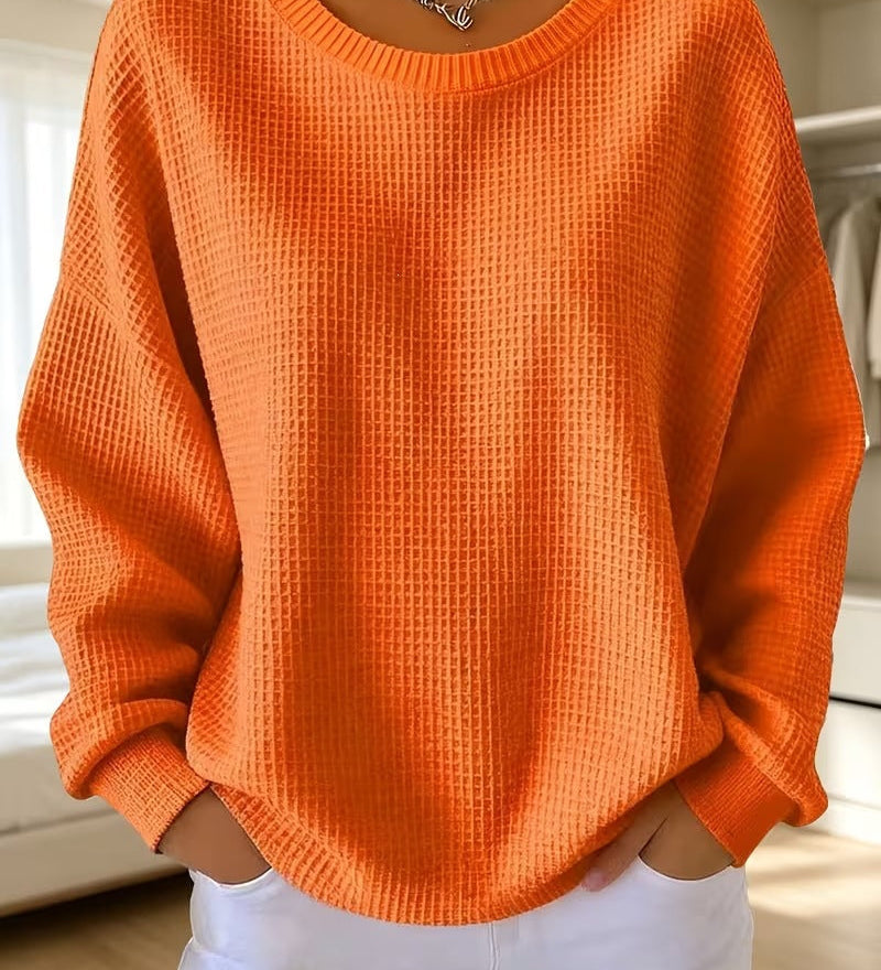 Women's quilted patchwork sweatshirt - Soft and casual