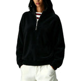Women's double-fleece zip-up sweatshirt - Warm and practical