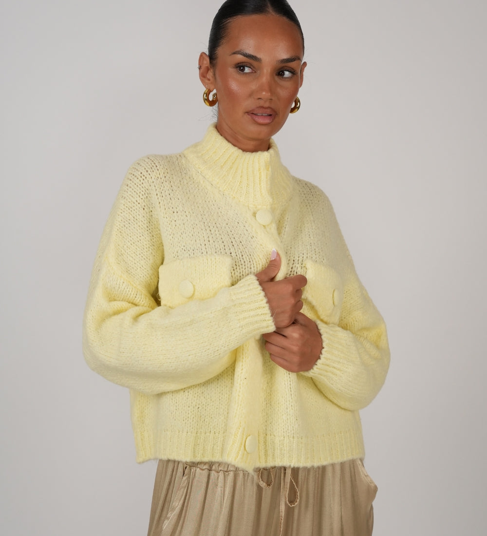 Cozy Button Knit Cardigan