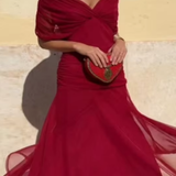 Louise | Elegant Maxi Dress with V-Neck