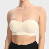 Non-Slip Bandeau Seamless Wireless Strapless Bra