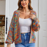 Loose-fitting long-sleeved women’s vest – European and American casual style