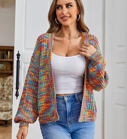 Loose-fitting long-sleeved women’s vest – European and American casual style