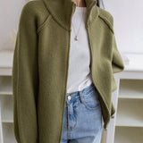 Relaxed-fit women's sweater coat - Soft and easy