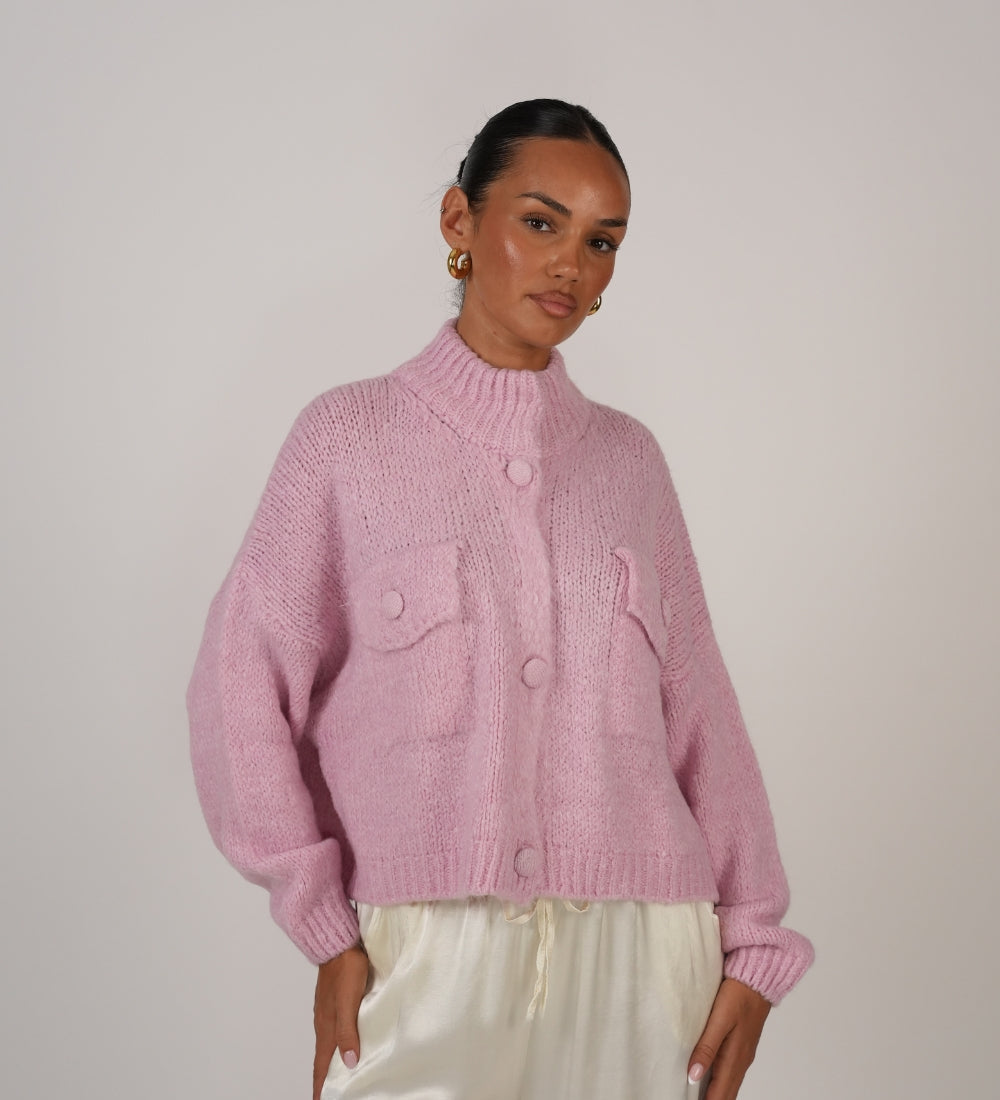 Cozy Button Knit Cardigan
