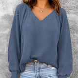 Women's loose-knit sweater - Casual and comfortable